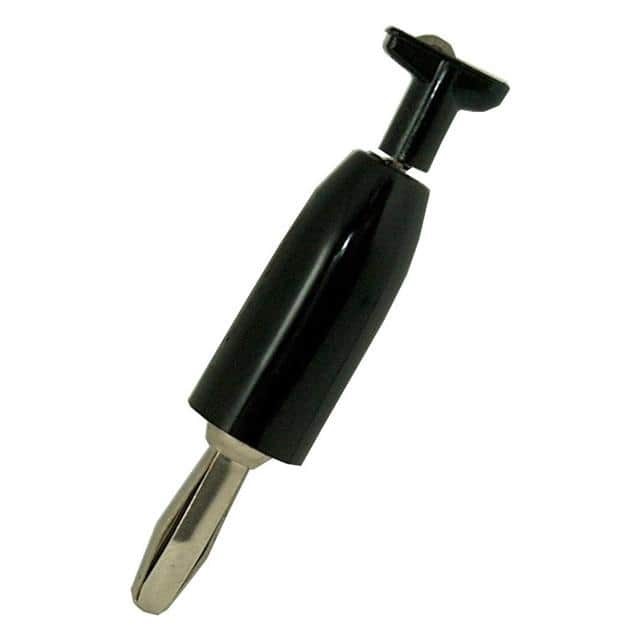 8102BLK TERMINAL CLIP BLACK BANANA PLUG