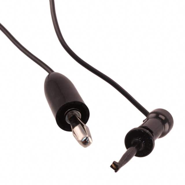 BXM-12BLK TEST LEAD BANANA TO GRABBER 12"