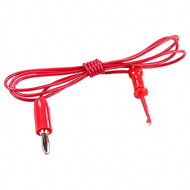 BXM-36RED TEST LEAD BANANA TO GRABBER 36"