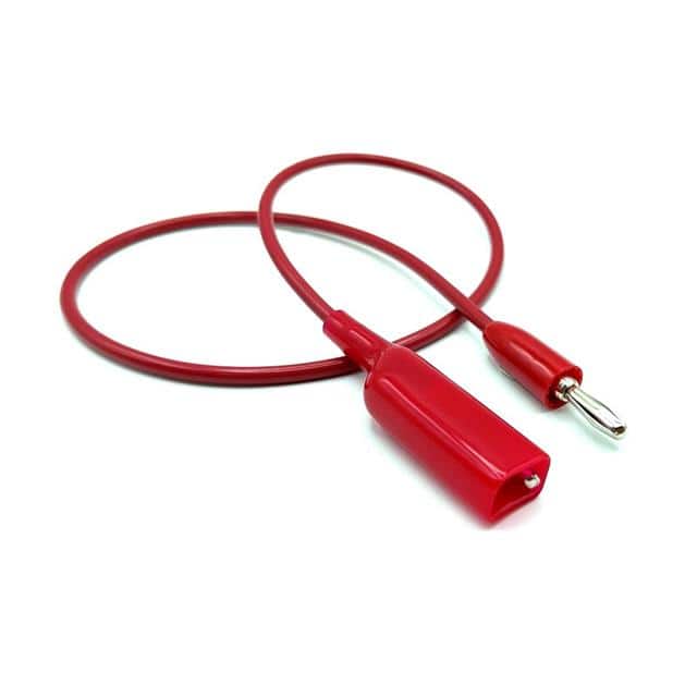 680-18RED TEST LEAD BANANA TO GATOR 18"