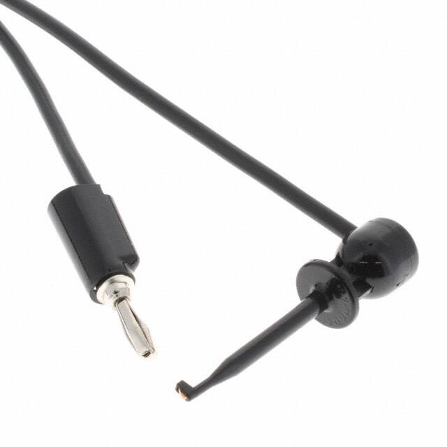 601W-60BLK TEST LEAD BANANA TO GRABBER 60"