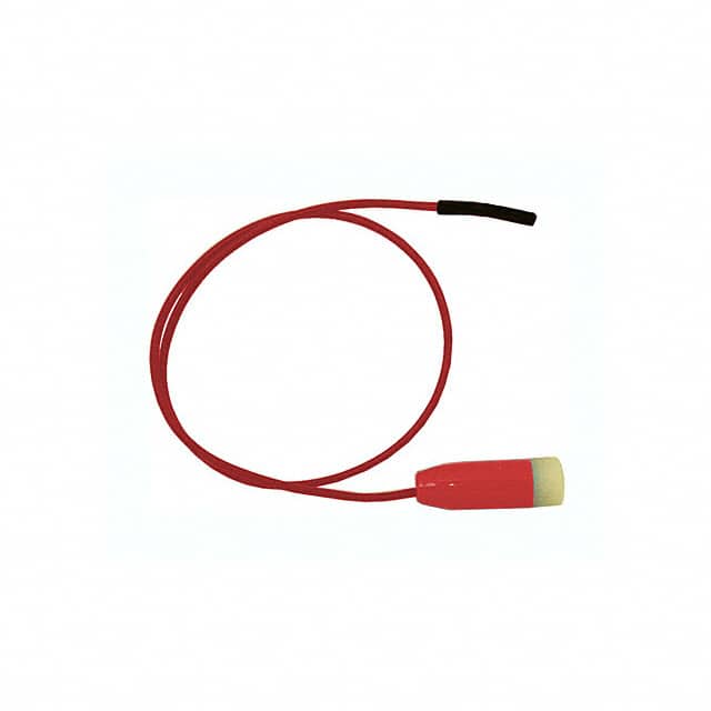9863-24 RED TEST LEAD BANANA TO SOCKET 24"