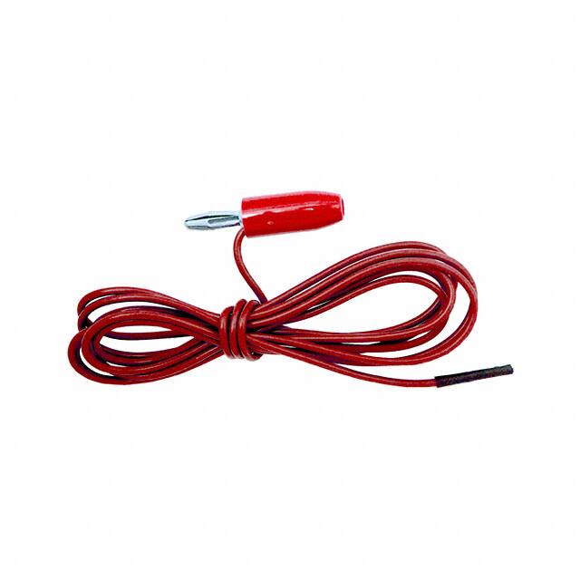 9169-24 RED TEST LEAD BANANA TO SOCKET 24"