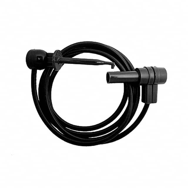 633W-36 BLK TEST LEAD BANANA TO GRABBER 36"