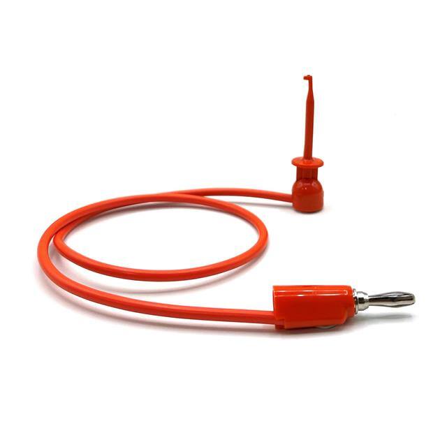 601W-60ORN TEST LEAD BANANA TO GRABBER 60"