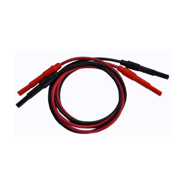 9871-12 R/B TEST LEAD BANA TO BANA 12" SET/2