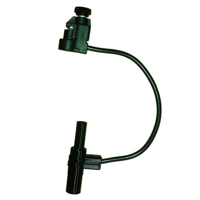 636XB-6BLK TEST LEAD BANA TO WIRE CLAMP 6"