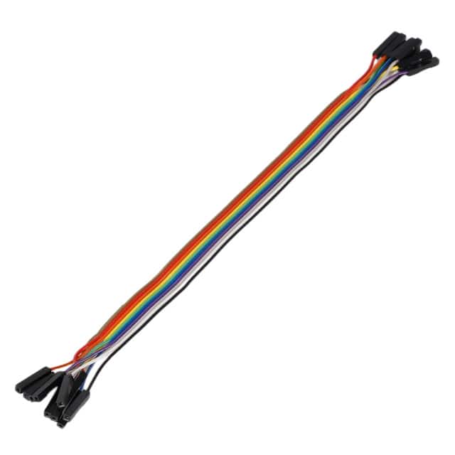 MIKROE-2307 RIBBON CBL 10-WIRE FEM/FEM 20CM