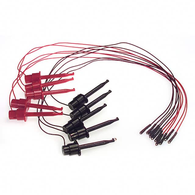 924970-C TEST LEAD HOOK TO SKT 15" 10PC