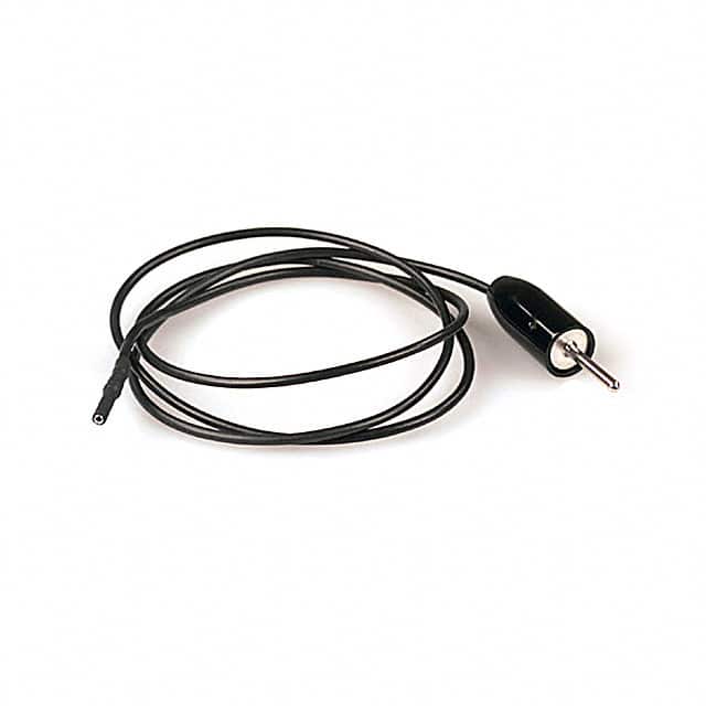 9862-24 BLK TEST LEAD TIP PLUG TO SOCKET 24"
