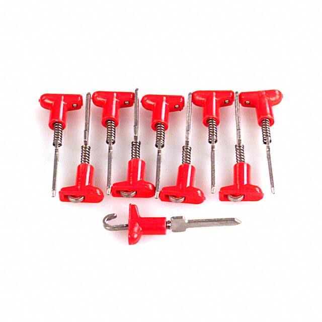 81-1-S RED STANDARD HOOK RED 10PK