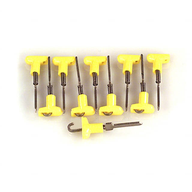 81-1-S YEL STANDARD HOOK YELLOW 10PK