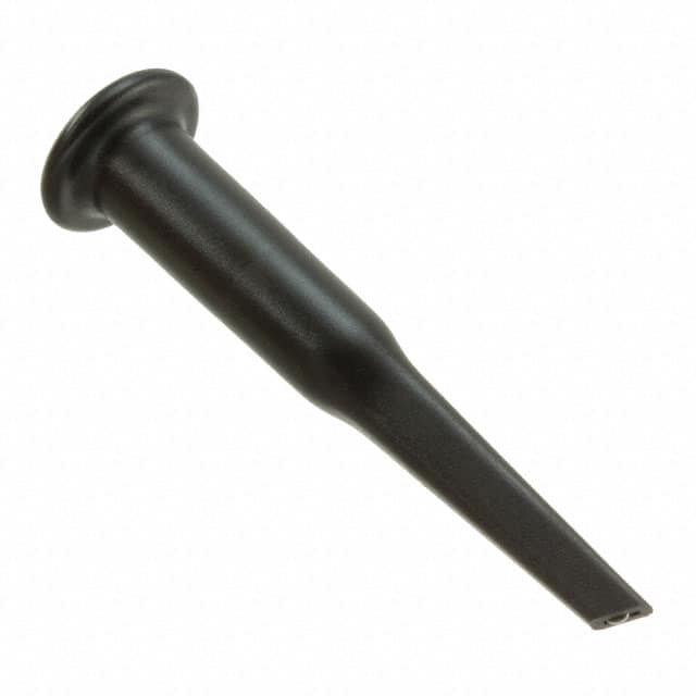 CT2709A-0 SPRUNG HOOK, BLACK, 5MM (SNAP-LO