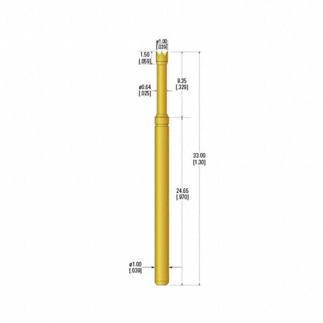 TOP075I064/100G ICT SPRING CONTACT TEST PROBE