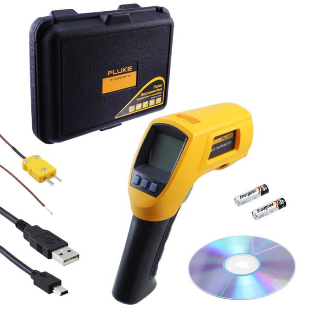 FLUKE-568 THERMOMETER IR W/PROBE MENU& MEM