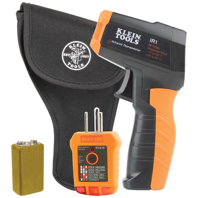 IR1KIT INFRARED THERMOMETER WITH GFCI R