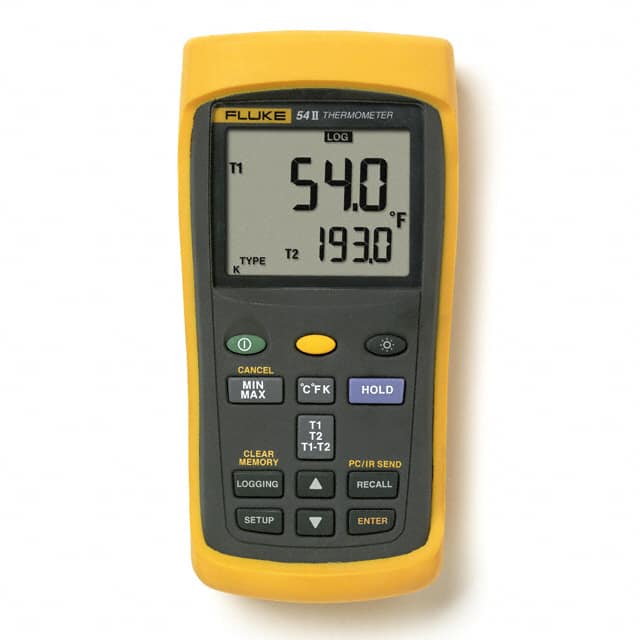 FLUKE-54-2 60HZ THERMTR CONTCT DUAL INP W/RECRD