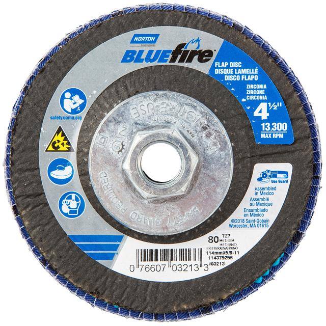 07660703213 4-1/2 x 5/8-11 In. BlueFire Fibe
