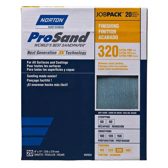 07660768166 9 x 11 In. ProSand Paper Sheet P