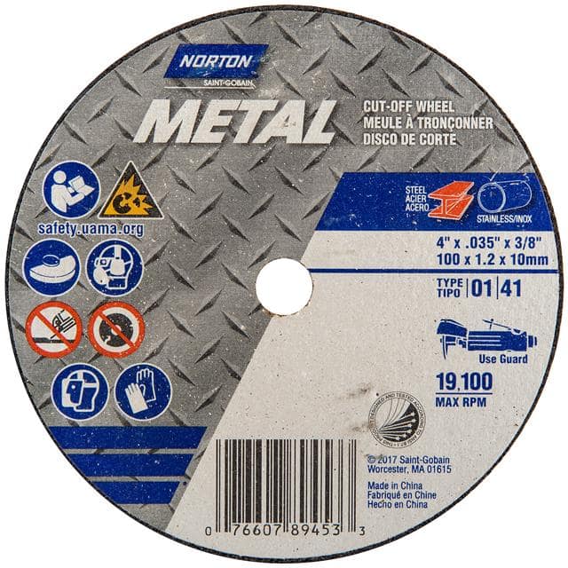 07660789453 4 x .035 x 3/8 In. Metal Cut-Off