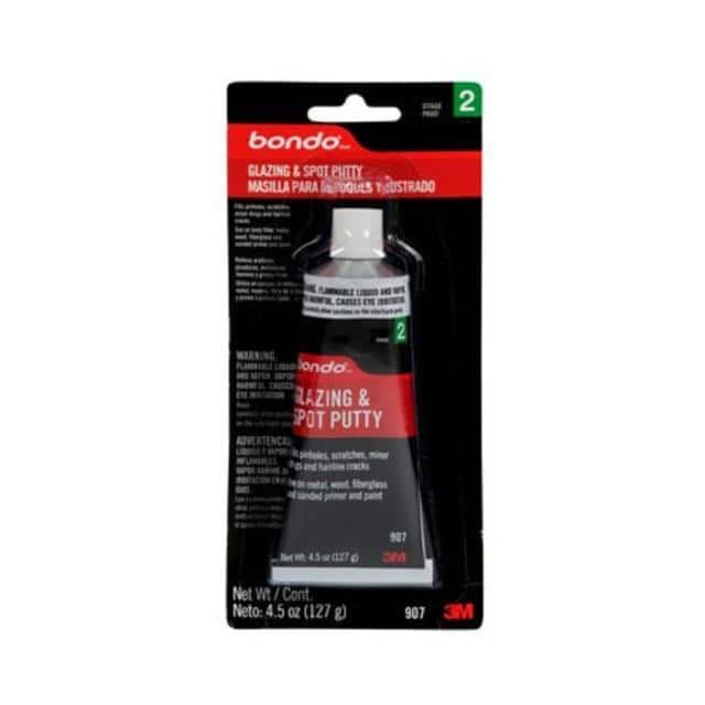 907 BONDO GLAZING & SPOT PUTTY, 0090