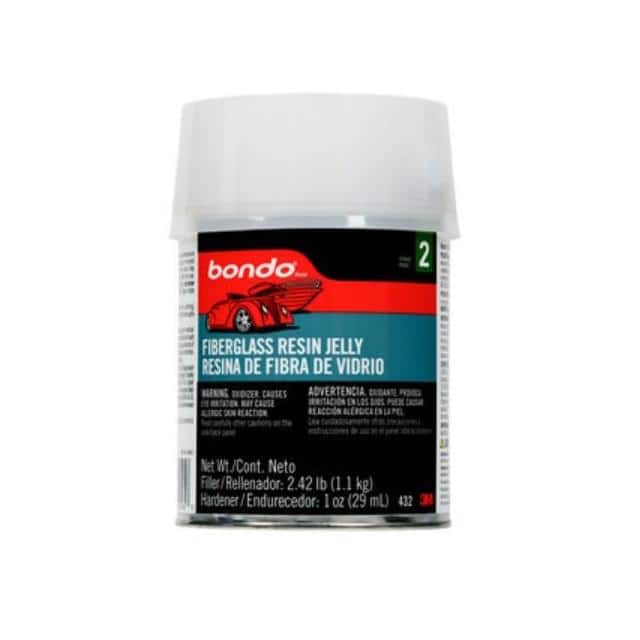432 1QUART BONDO FIBERGLASS RESIN JELLY, 00