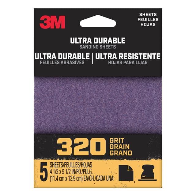 1/4SHT5PK320 3M ULTRA DURABLE POWER SANDING 1
