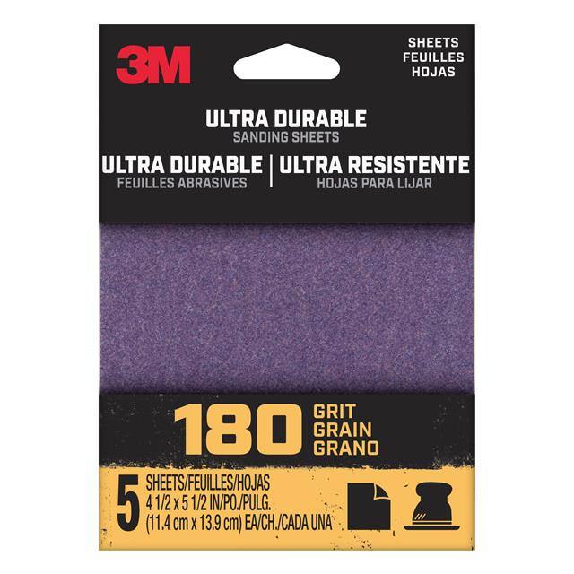 1/4SHT5PK180 3M ULTRA DURABLE POWER SANDING 1
