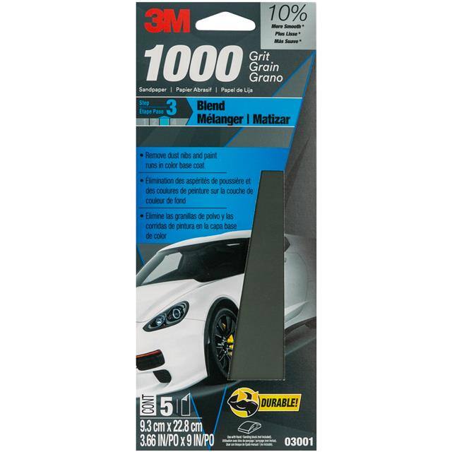 03001 3M WETORDRY SANDPAPER, 03001, 10