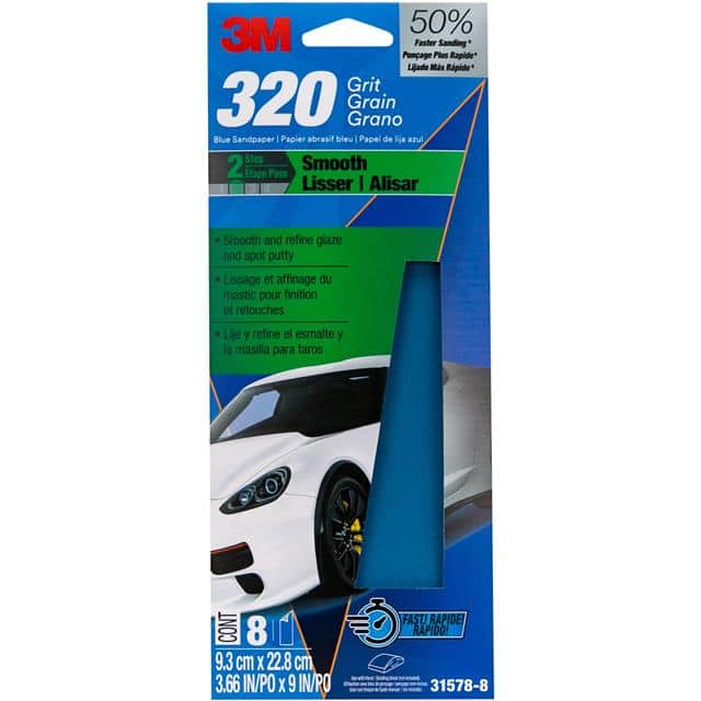 31578-8 3M BLUE SANDPAPER 31578-8, 3 2/3