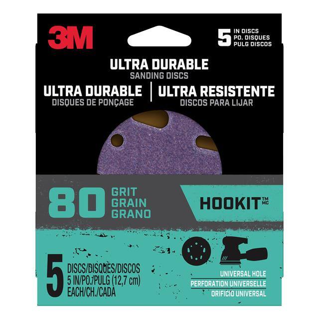 DISC5IN5PK80 3M ULTRA DURABLE 5 INCH POWER SA
