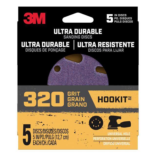DISC5IN5PK320 3M ULTRA DURABLE 5 INCH POWER SA