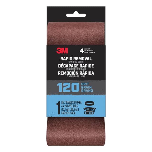 BELT4X241PK120 3M RAPID REMOVAL 4 X 24 INCH POW