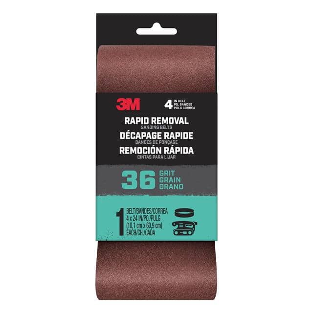 BELT4X241PK36 3M RAPID REMOVAL 4 X 24 INCH POW