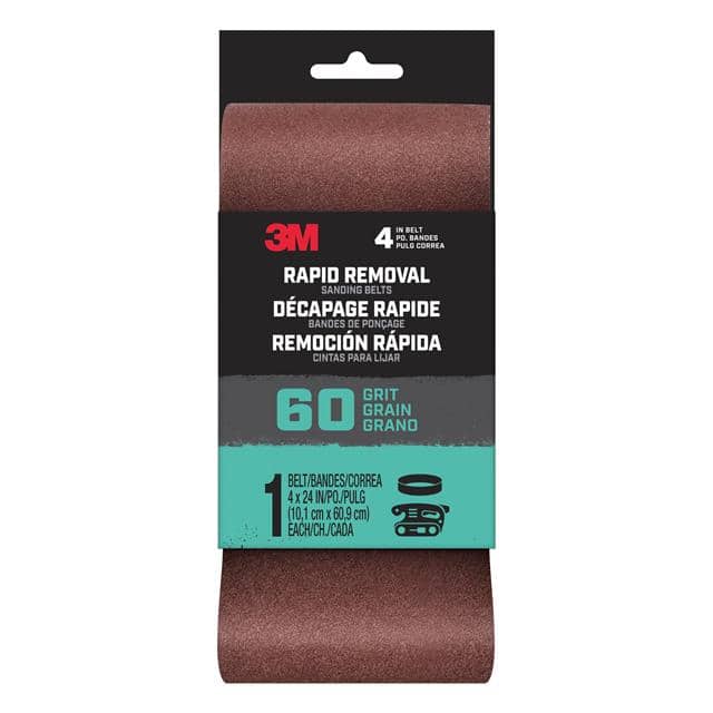 BELT4X241PK60 3M RAPID REMOVAL 4 X 24 INCH POW