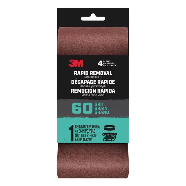 BELT4X361PK60 3M RAPID REMOVAL 4X36 POWER SAND