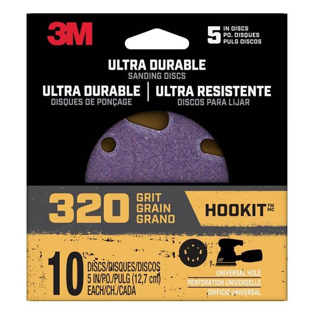 DISC5IN10PK320 3M ULTRA DURABLE 5 INCH POWER SA