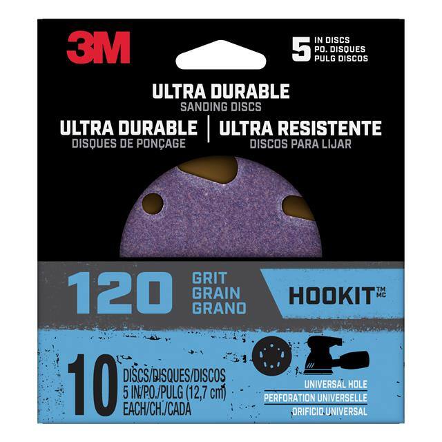 DISC5IN10PK120 3M ULTRA DURABLE 5 INCH POWER SA