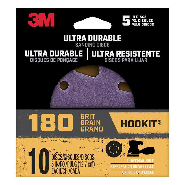 DISC5IN10PK180 3M ULTRA DURABLE 5 INCH POWER SA