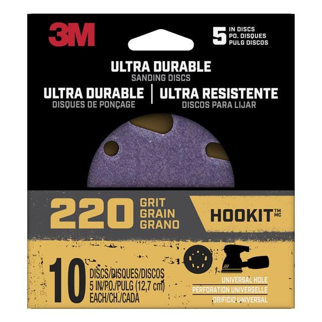 DISC5IN10PK220 3M ULTRA DURABLE 5 INCH POWER SA