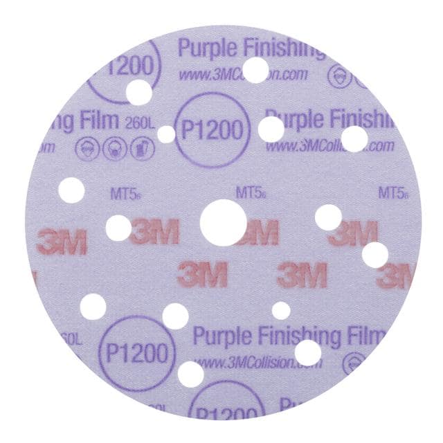 51158 6" 3M HOOKIT PURPLE FINISHING FILM
