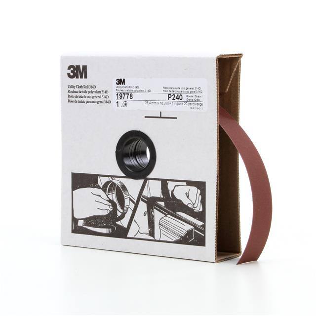 19778 3M UTILITY CLOTH ROLL 314D, P240