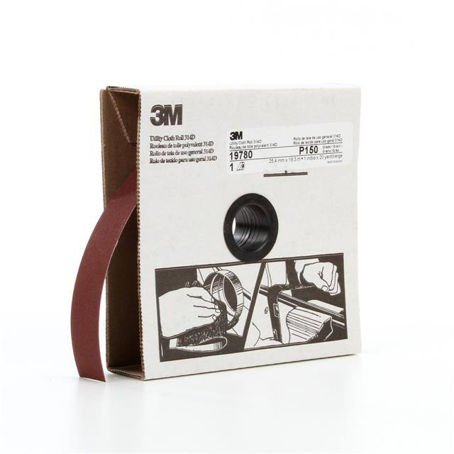 19780 3M UTILITY CLOTH ROLL 314D, P150