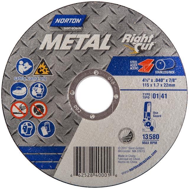 66252840001 4-1/2 x .045 x 7/8 In. Metal Rig