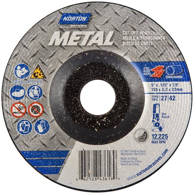 66252843616 5 x 1/8 x 7/8 In. Metal Grinding