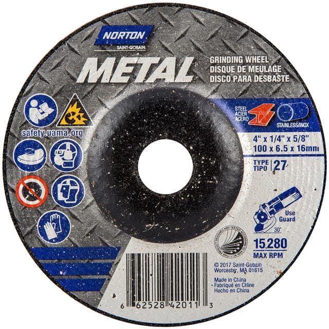 66252842011 4 x 1/4 x 5/8 In. Metal Grinding