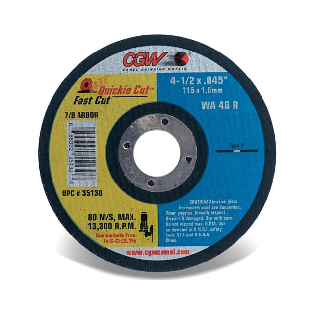 35131 CGW ABRASIVES FAST CUT THIN CUTT