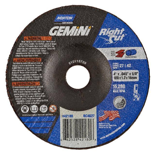 66252842180 4 x .045 x 5/8 In. Gemini RightC