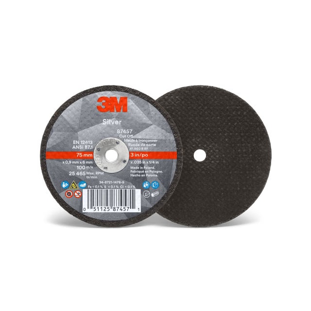 7100138406 SILVER CUT-OFF WHEEL T1 36 GRIT