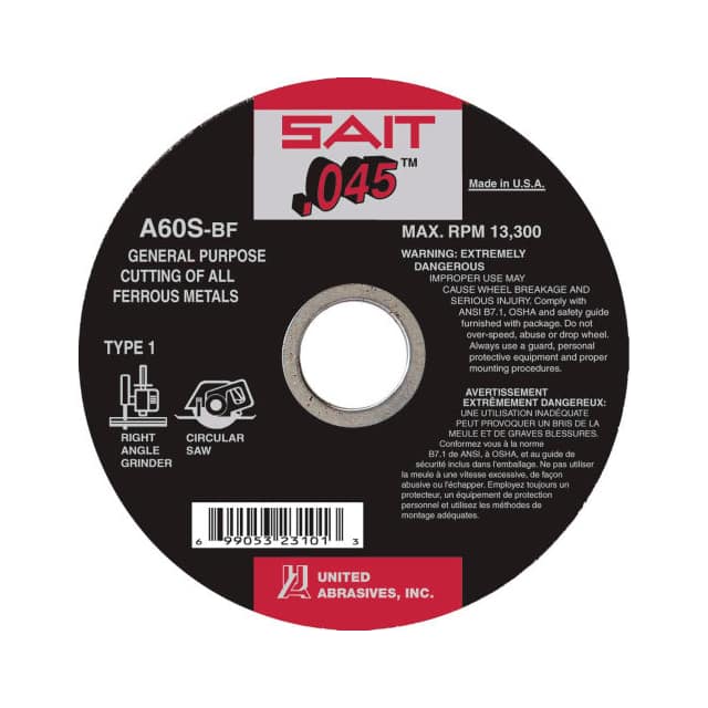 23106## UNITED ABRASIVES, SAIT DEPRESSED
